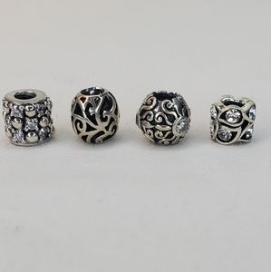 Chamilia Sterling Silver Bead Lot